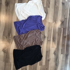 GapMaternity Long Sleeve Shirts-all 4 as a set